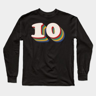 Number 10 Long Sleeve T-Shirt